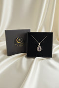 Faceted Light Amethyst Pendant with Chain